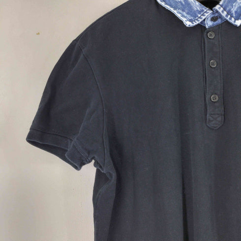 ディーゼル DIESEL 襟デニム S/S ポロシャツ メンズ import:XXL