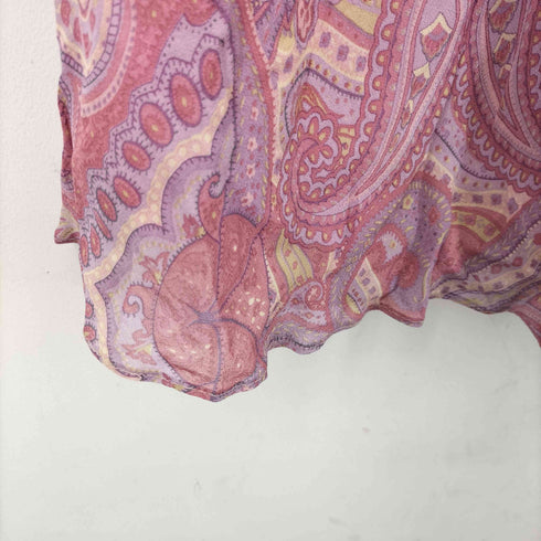 CASUAL CORNER 90S ペイズリー ノースリーブワンピース レディース UK:6