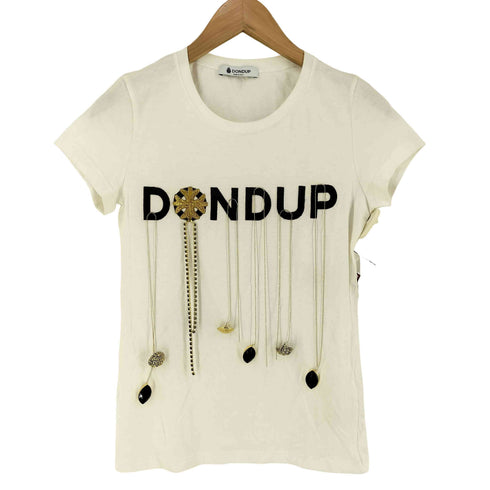 DONDUP ビジュー装飾 Tシャツ レディース import:XS