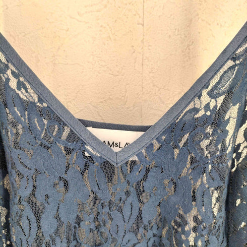 SAM&LAVI シルクレースキャミワンピース レディース S