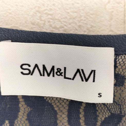 SAM&LAVI シルクレースキャミワンピース レディース S