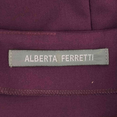 アルベルタフェレッティ ALBERTA FERRETTI イタリア製 半袖 デザインワンピース レディース 40