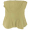 ザラ ZARA ペプラム ベアトップ レディース import:XS