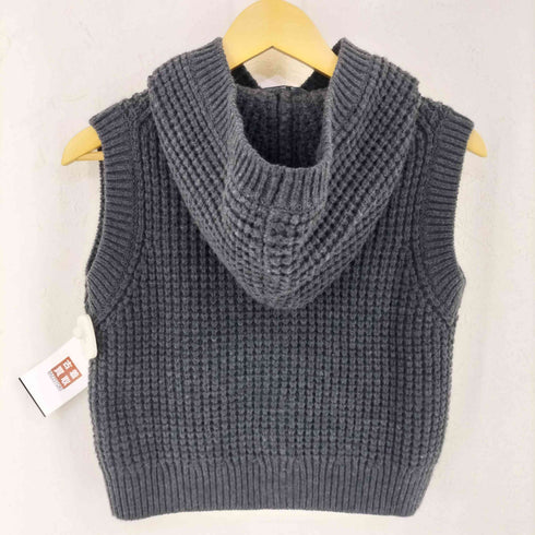 ユニクロシー UNIQLO:C ワッフルニットフーデッドベスト レディース S