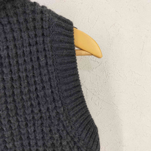 ユニクロシー UNIQLO:C ワッフルニットフーデッドベスト レディース S