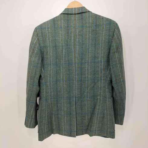 KAYSER Raffles 90s ウール100 チェック 2B テーラードジャケット メンズ 90-78