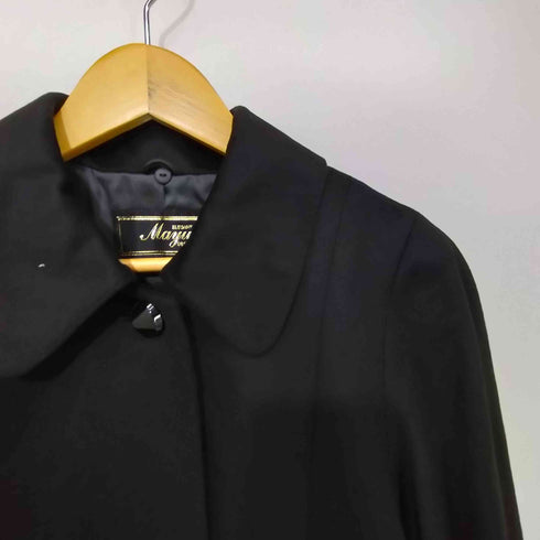 ELEGANT MAYU DESIGN ウール カシミヤ ステンカラーコート レディース JPN:9号