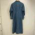 ザラ ZARA ハーフジップ 変形スリーブ デニムワンピース レディース import:S