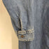 ザラ ZARA ハーフジップ 変形スリーブ デニムワンピース レディース import:S