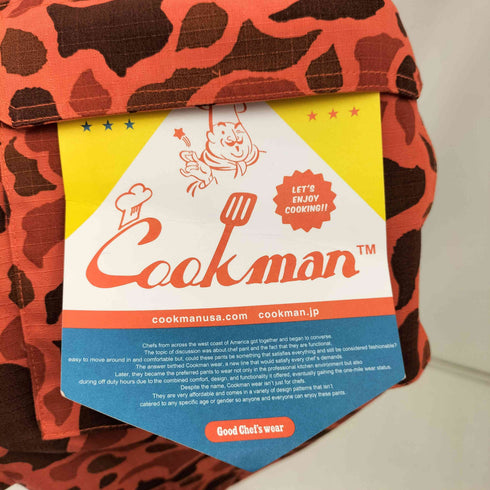 クックマン COOKMAN Chef Pants Ripstop DuckHunter Camo シェフパンツ リップストップ ダックハンターカモ メンズ JPN:M