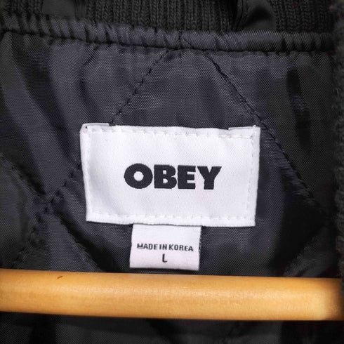 オベイ OBEY INTERNATIONAL Varsity Jacket メンズ
