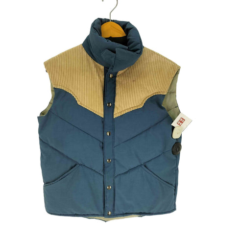 William Barry コーデュロイ切替 ダウンベスト メンズ import:M