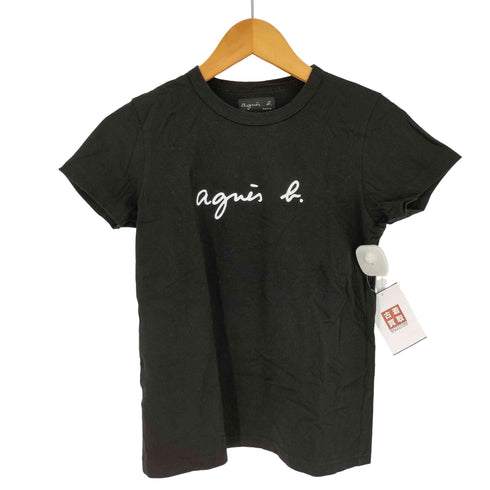 アニエスベー agnes b. ロゴ プリント Tシャツ レディース T1