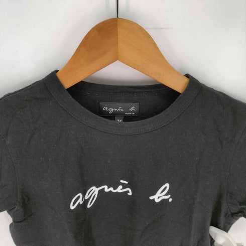 アニエスベー agnes b. ロゴ プリント Tシャツ レディース T1