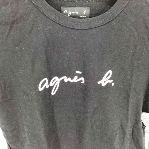 アニエスベー agnes b. ロゴ プリント Tシャツ レディース T1
