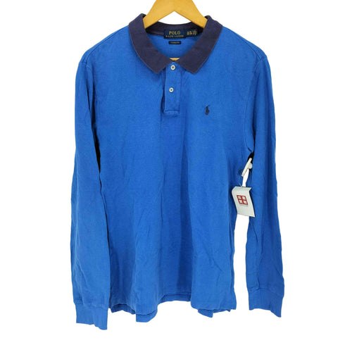 ポロラルフローレン POLO RALPH LAUREN CLASSIC FIT L/Sポロシャツ メンズ XL 18-20