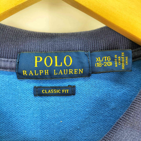 ポロラルフローレン POLO RALPH LAUREN CLASSIC FIT L/Sポロシャツ メンズ XL 18-20