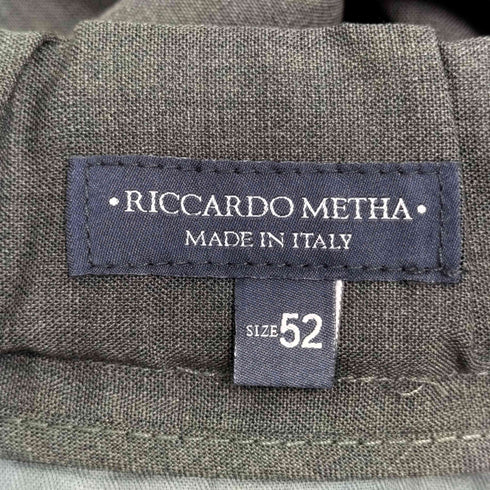 リカルドメッサ RICCARDO METHA TESSUTO marzotto ロウールイージースラックスパンツ メンズ 52