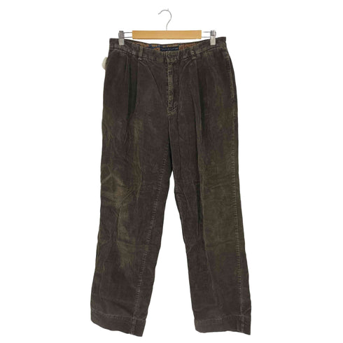 トミーヒルフィガー TOMMY HILFIGER コーデュロイ 2タック テーパード パンツ メンズ 34/32
