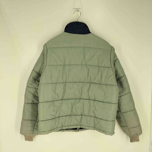 70S アルミ PRIDEジップ フロッキープリント コンバーチブル パテッドジャケット 2WAY メンズ