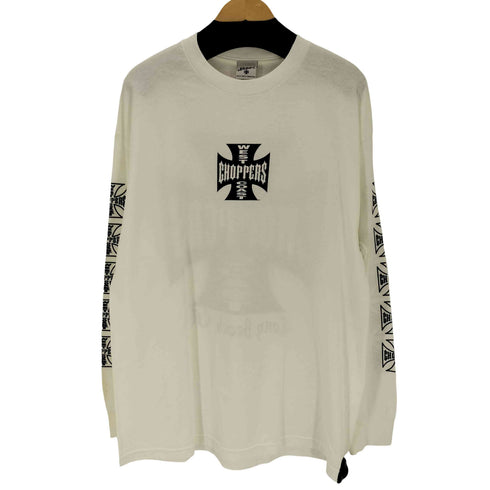 WEST COAST CHOPPERS アイアンクロス 袖プリント 両面L/Sカットソー メンズ JPN:XL
