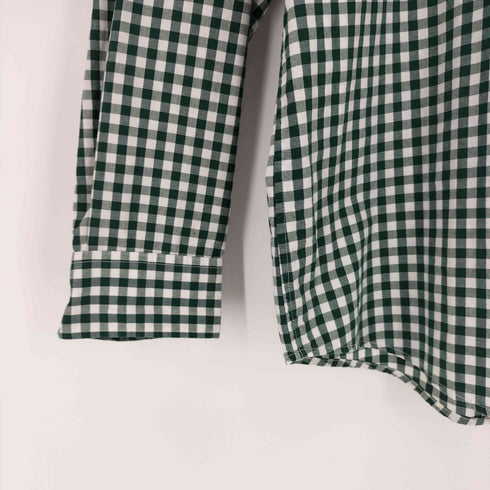 ギャップ Gap CLASSIC FIT コットン ギンガムチェック 長袖 シャツ メンズ import:XL