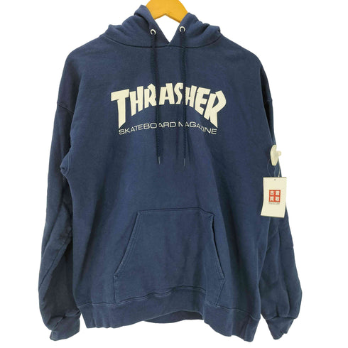スラッシャー THRASHER プリントロゴ プルオーバーパーカー メンズ M