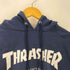 スラッシャー THRASHER プリントロゴ プルオーバーパーカー メンズ M