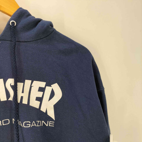 スラッシャー THRASHER プリントロゴ プルオーバーパーカー メンズ M