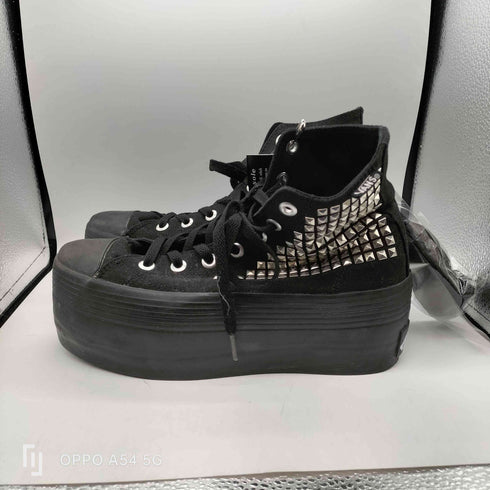 バンズ VANS ×Vivi スタッズ 厚底 ハイカット ダッド スニーカー レディース JPN:24.5