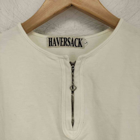ハバーサック HAVERSACK ハーフジップ プルオーバーカットソー メンズ import:L