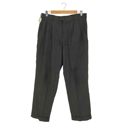 ドッカーズ DOCKERS RELAXED FIT ポリウール 2タック テーパードスラックス メンズ 34/30