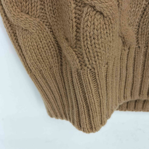 グランサッソ Gran Sasso 8GAUGE CABLE TURTLE KNIT メンズ JPN:50