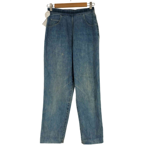 モスキーノジーンズ MOSCHINO JEANS 90‐00S サイドジップ ワイドデニムパンツ レディース