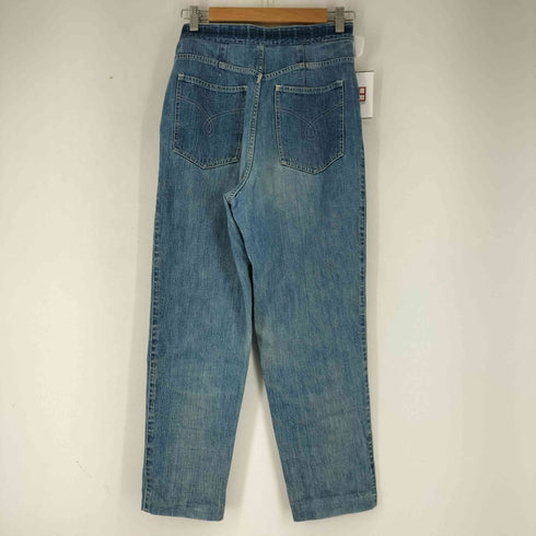 モスキーノジーンズ MOSCHINO JEANS 90‐00S サイドジップ ワイドデニムパンツ レディース