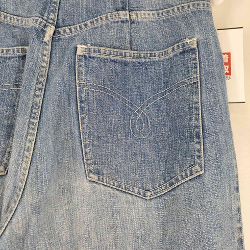 モスキーノジーンズ MOSCHINO JEANS 90‐00S サイドジップ ワイドデニムパンツ レディース