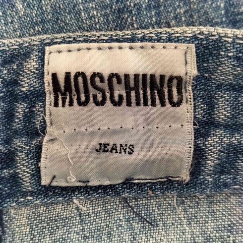 モスキーノジーンズ MOSCHINO JEANS 90‐00S サイドジップ ワイドデニムパンツ レディース