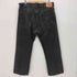 リーバイス Levis 00s 07年製 ボタン裏499 505 REGULAR FIT 先染め ブラック デニム メンズ W38 L32