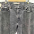 リーバイス Levis 00s 07年製 ボタン裏499 505 REGULAR FIT 先染め ブラック デニム メンズ W38 L32