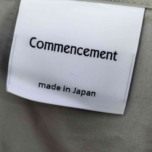 COMMENCEMENT フーデッド シャツコート レディース FREE