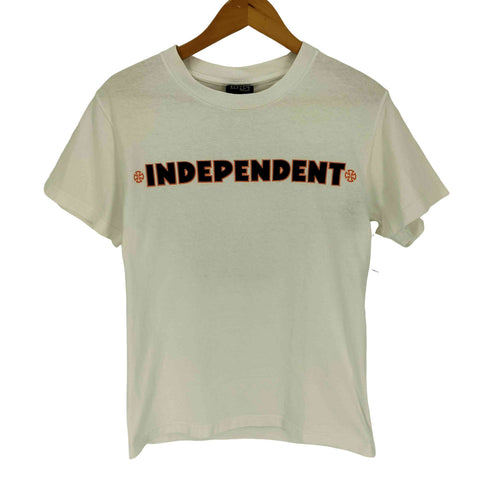 インディペンデント INDEPENDENT 90~00S メキシコ製 NHSタグ クロス 両面プリント ショートスリーブ クルーネック Tシャツ メンズ import:S