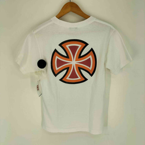 インディペンデント INDEPENDENT 90~00S メキシコ製 NHSタグ クロス 両面プリント ショートスリーブ クルーネック Tシャツ メンズ import:S
