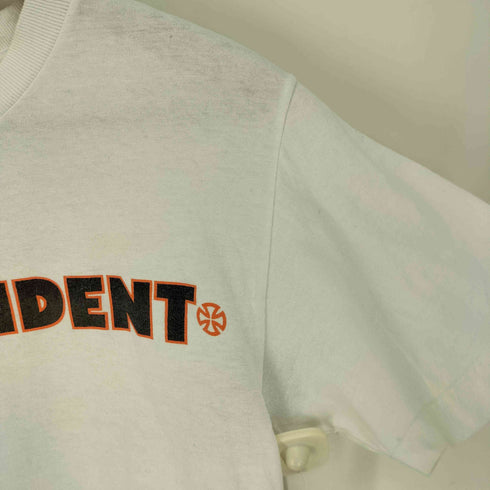インディペンデント INDEPENDENT 90~00S メキシコ製 NHSタグ クロス 両面プリント ショートスリーブ クルーネック Tシャツ メンズ import:S