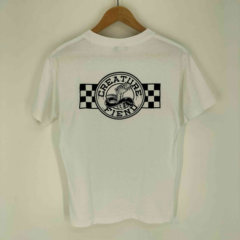 エヌエイチエス NHS 90~00S メキシコ製 CREATURE FIEND スカル コブラ 両面プリント ショートスリーブ Tシャツ メンズ import:S