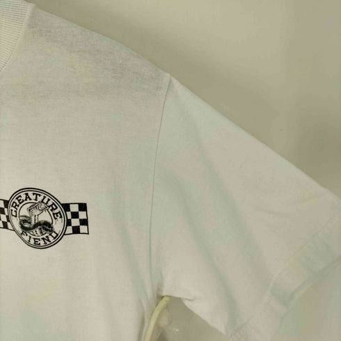 エヌエイチエス NHS 90~00S メキシコ製 CREATURE FIEND スカル コブラ 両面プリント ショートスリーブ Tシャツ メンズ import:S