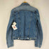 ギャップ Gap 90S Icon Jkt Saddle Blue Button Front レディース import:XS
