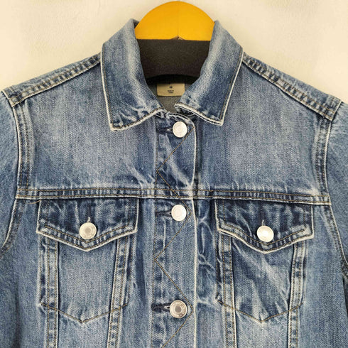 ギャップ Gap 90S Icon Jkt Saddle Blue Button Front レディース import:XS