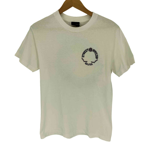 エヌエイチエス NHS 90~00S メキシコ製 OJII STREET RAZOR サークルロゴ 両面プリント Tシャツ メンズ import:S