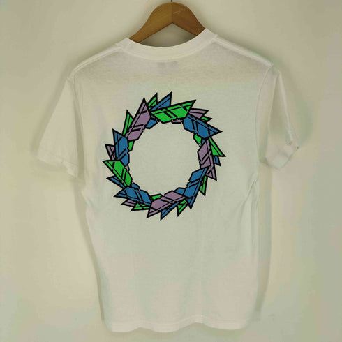エヌエイチエス NHS 90~00S メキシコ製 OJII STREET RAZOR サークルロゴ 両面プリント Tシャツ メンズ import:S