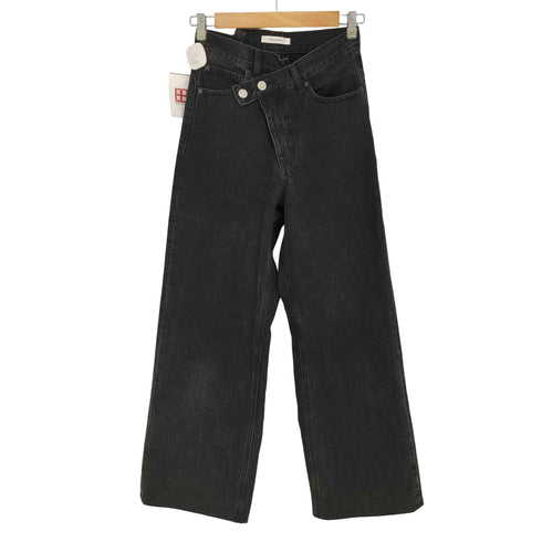 マウジー moussy CROSS WAIST WIDE STRAIGHT レディース 1